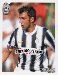 Sticker Alessandro Del Piero - Juventus 2011-2012 n. 264 - Footprint
