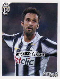 Sticker Mirko Vucinic - Juventus 2011-2012 n. 265 - Footprint