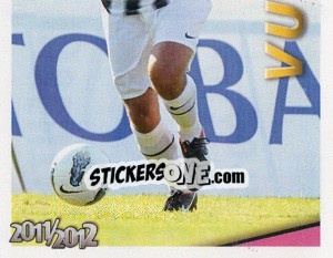 Sticker Vucinic in Azione - Juventus 2011-2012 n. 267 - Footprint