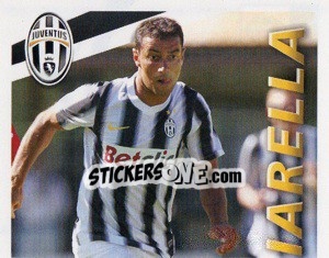 Sticker Quagliarella in Azione - Juventus 2011-2012 - Footprint