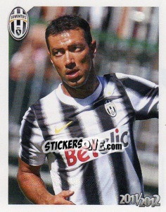 Sticker Fabio Quagliarella - Juventus 2011-2012 n. 274 - Footprint