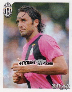 Sticker Luca Toni - Juventus 2011-2012 n. 275 - Footprint