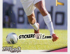 Sticker Toni in Azione - Juventus 2011-2012 n. 277 - Footprint