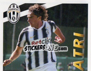 Figurina Matri in Azione - Juventus 2011-2012 - Footprint