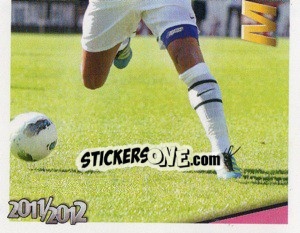 Sticker Matri in Azione - Juventus 2011-2012 - Footprint