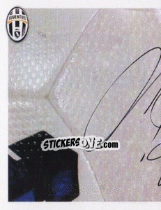 Sticker Pepe Autografo - Juventus 2013-2014 n. 246 - Footprint