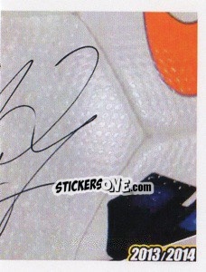 Sticker Pepe Autografo - Juventus 2013-2014 n. 247 - Footprint