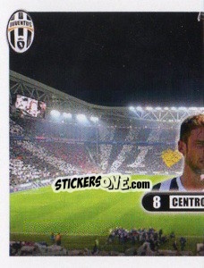Sticker Marchisio, centrocampista - Juventus 2013-2014 - Footprint
