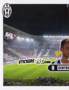 Sticker Marchisio, centrocampista - Juventus 2013-2014 n. 252 - Footprint