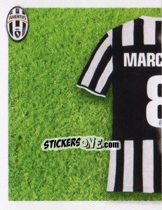 Cromo Marchisio maglia 8 - Juventus 2013-2014 - Footprint