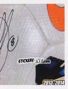 Sticker Marchisio Autografo - Juventus 2013-2014 n. 257 - Footprint