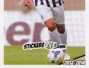 Sticker Padoin in Azione - Juventus 2013-2014 n. 261 - Footprint