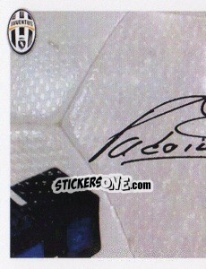 Sticker Padoin Autografo - Juventus 2013-2014 n. 266 - Footprint