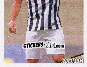 Sticker Simone Padoin - Juventus 2013-2014 n. 269 - Footprint