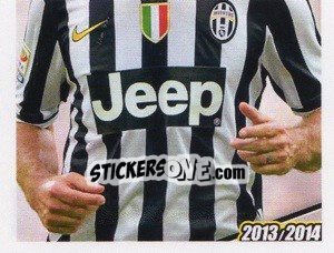 Sticker Andrea Pirlo - Juventus 2013-2014 - Footprint