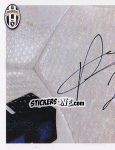 Sticker Asamoah Autografo - Juventus 2013-2014 n. 286 - Footprint