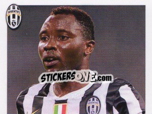 Sticker Kwadwo Asamoah - Juventus 2013-2014 n. 288 - Footprint