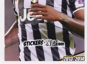 Sticker Kwadwo Asamoah - Juventus 2013-2014 n. 289 - Footprint