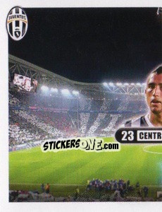 Figurina Arturo Vidal, centrocampista - Juventus 2013-2014 - Footprint