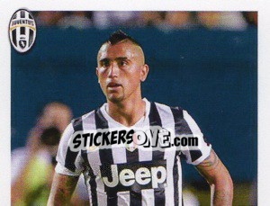 Sticker Arturo Vidal - Juventus 2013-2014 - Footprint