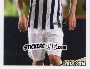 Sticker Arturo Vidal - Juventus 2013-2014 n. 299 - Footprint