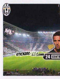 Sticker Bouy, centrocampista - Juventus 2013-2014 - Footprint