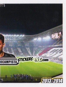 Cromo Bouy, centrocampista - Juventus 2013-2014 n. 303 - Footprint