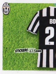 Sticker Bouy maglia 24 - Juventus 2013-2014 n. 304 - Footprint