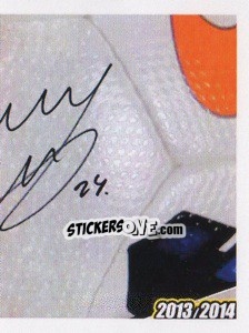 Sticker Bouy Autografo - Juventus 2013-2014 n. 307 - Footprint