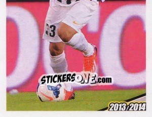 Sticker Isla in Azione - Juventus 2013-2014 n. 311 - Footprint