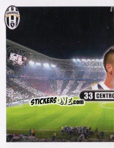 Sticker Isla, centrocampista - Juventus 2013-2014 - Footprint
