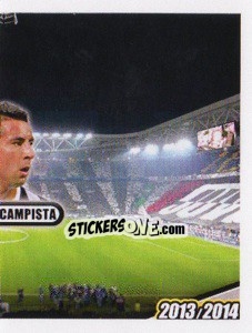 Sticker Isla, centrocampista - Juventus 2013-2014 n. 313 - Footprint