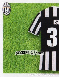 Sticker Isla maglia 33 - Juventus 2013-2014 n. 314 - Footprint