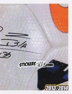 Sticker Isla Autografo - Juventus 2013-2014 n. 317 - Footprint