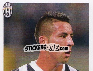 Sticker Mauricio Isla - Juventus 2013-2014 n. 318 - Footprint