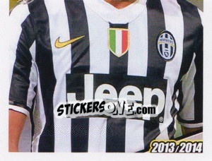 Sticker Mauricio Isla - Juventus 2013-2014 n. 319 - Footprint