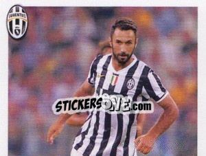 Sticker Vucinic in Azione - Juventus 2013-2014 - Footprint