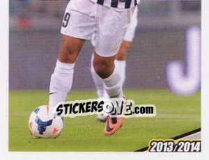 Cromo Vucinic in Azione - Juventus 2013-2014 - Footprint