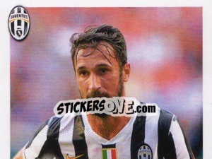 Sticker Mirko Vucinic - Juventus 2013-2014 - Footprint