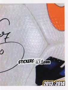 Sticker Tévez Autografo - Juventus 2013-2014 n. 337 - Footprint