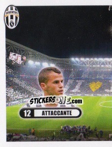 Sticker Giovinco, attaccante - Juventus 2013-2014 - Footprint