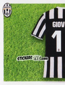 Sticker Giovinco maglia 12 - Juventus 2013-2014 n. 344 - Footprint
