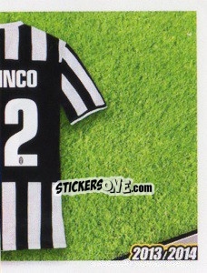 Sticker Giovinco maglia 12 - Juventus 2013-2014 - Footprint