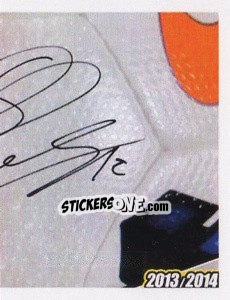 Sticker Giovinco Autografo - Juventus 2013-2014 n. 347 - Footprint