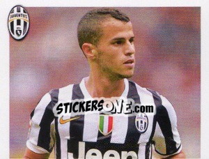 Sticker Sebastian Giovinco - Juventus 2013-2014 n. 348 - Footprint