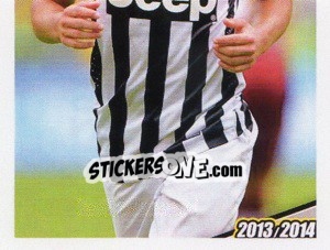 Sticker Sebastian Giovinco - Juventus 2013-2014 n. 349 - Footprint