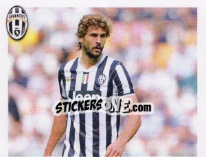 Sticker Fernando Llorente in Azione - Juventus 2013-2014 n. 350 - Footprint