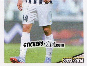 Sticker Fernando Llorente in Azione - Juventus 2013-2014 - Footprint