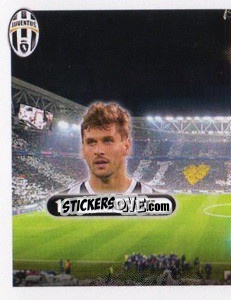 Sticker Fernando Llorente, attaccante - Juventus 2013-2014 n. 352 - Footprint