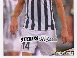 Sticker Fernando Llorente - Juventus 2013-2014 n. 359 - Footprint